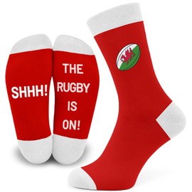 SC Products Novelty Socks Funny Rugby Gifts for Men | Size 6-12 Cotton Rugby Socks for England Scotland Wales & Ireland | Novelty Gifts for Men and Boys for Christmas