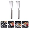 OSALADI Fruit Carving Knife Engraving Blades: 2pcs Stainless Steel V-