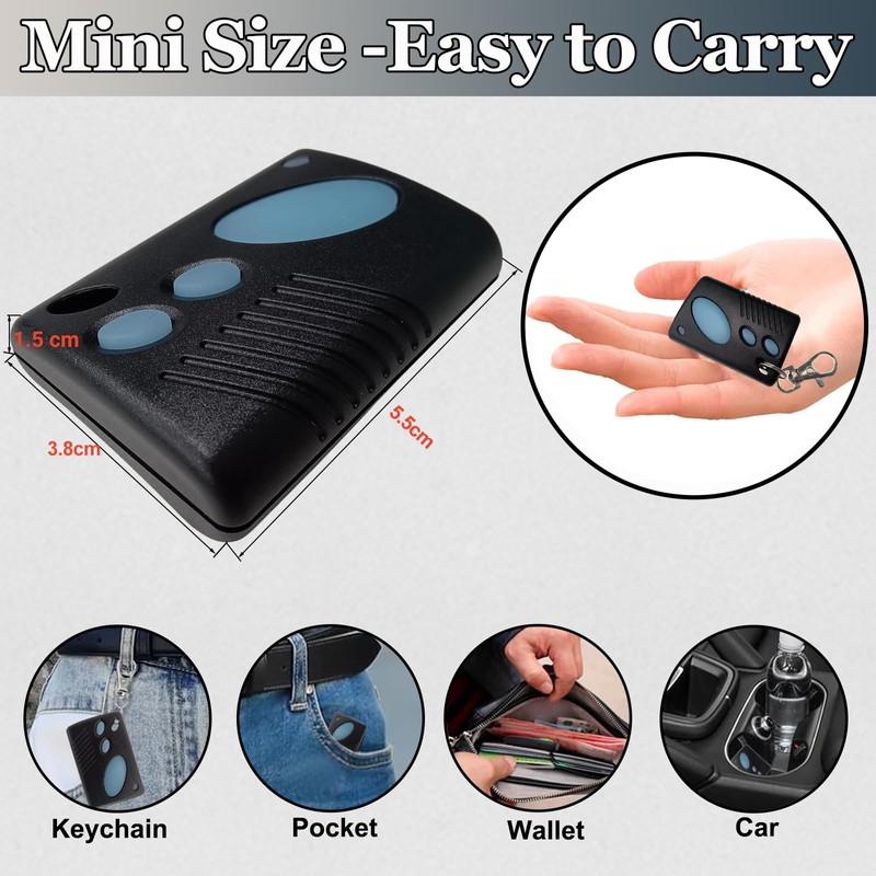 Garage Door Remote Control for TM-305C 315MHz Garage Gate Remote