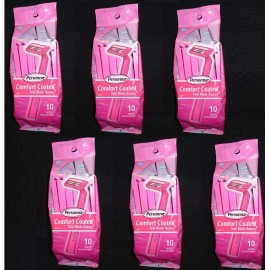 Personna 6 Pks Personna Comfort Coated Twin Blade Razor 10 /Pk Total 60 Disposable Razors
