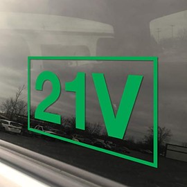 10-Pack Army MOS 21V Concrete Asphalt Equipment Operator Window Decal. Lifetime Replacement. 3" x 5" Heavy Duty Die Cut Vinyl Veteran Bumper Sticker. (Green)