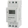 Baomain Programmable White Kitchen Timer Ac 220V 240V Rechargeable Battery