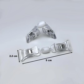 Pop Advertising Stand Clip Holder Pop Clips Price Tags End Clips Clip Holder for Prices Clear Clips Advertising Display Store Commercial 10 Pack (10)
