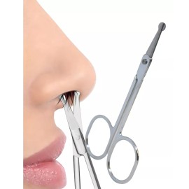 Bisutex Tijera Bigotera Y Nasal Corta Bigote Y Bello Nasal Sin Punta