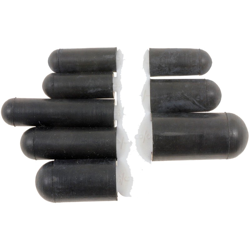 Dorman 47396 Rubber Black Vacuum Cap Assortment, 8 Piece Universal