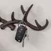 Woodside 10 Hook Cast Iron Wall Mounted Deer Antler Hanging