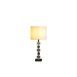 ORE International 19.75" in Jules Solid Prism Crystal Cubes Orb Table Lamp