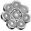 Lovcoyo Shaver Heads Replacement, 8D Blade Replacement Heads, Universal Replacement