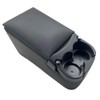 Universal Truck Bench Seat Console with Cup Holders, Grey