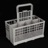 cigemay Universal Cutlery Basket with 8 Compartments Durable Solid Multi-Purpose
