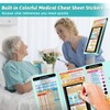 Nursing Clipboard Foldable Clipboard Medical: Edition Cheat Sheets Aluminum 3