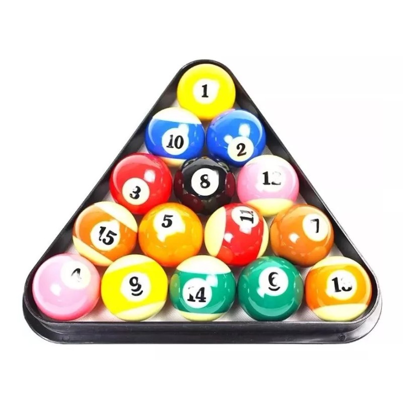 Jextech Triángulo Bolas Para Mesa De Billar Medida Estándar