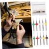 TEHAUX 1set PCB Micro Drill Bit Set Tungsten Small Drill