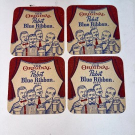 VINTAGE PABST BLUE RIBBON  BEER COASTER