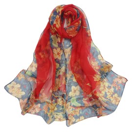 FAIRYGATE Scarves & Scarves for Women Fashionable Women's Scarf Stole Neckerchief Scarf Made of Chiffon for Spring Summer All Year Round, 51022
