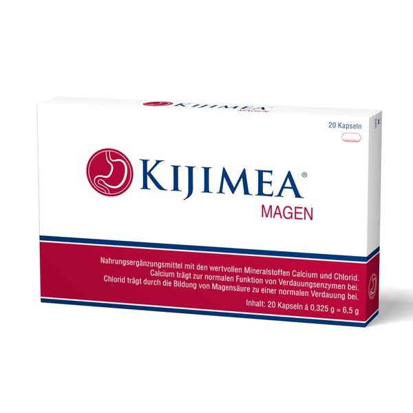 Kijimea® Kijimea® Stomach - The New Product for the Stomach with Calcium and Chloride - Lactose Free, Gluten Free - 20 Capsules