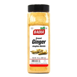 Badia Ground Ginger Powder, 12 oz - Fresh, Aromatic, Ground Ginger Root