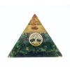 Orgonite Pyramid with Real Gemstones Energy Harmonisation with Healing Stones