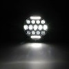 Bricologht For Kenworth T2000 1997-2011 Pair 7inch Round LED Headlights