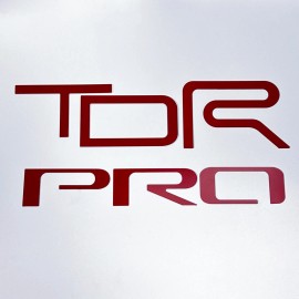 Advanced Trims RED TAILGATE Letters for Toyota Tundra TRD Pro 2022 2023 2024 2025 NOT VINYL