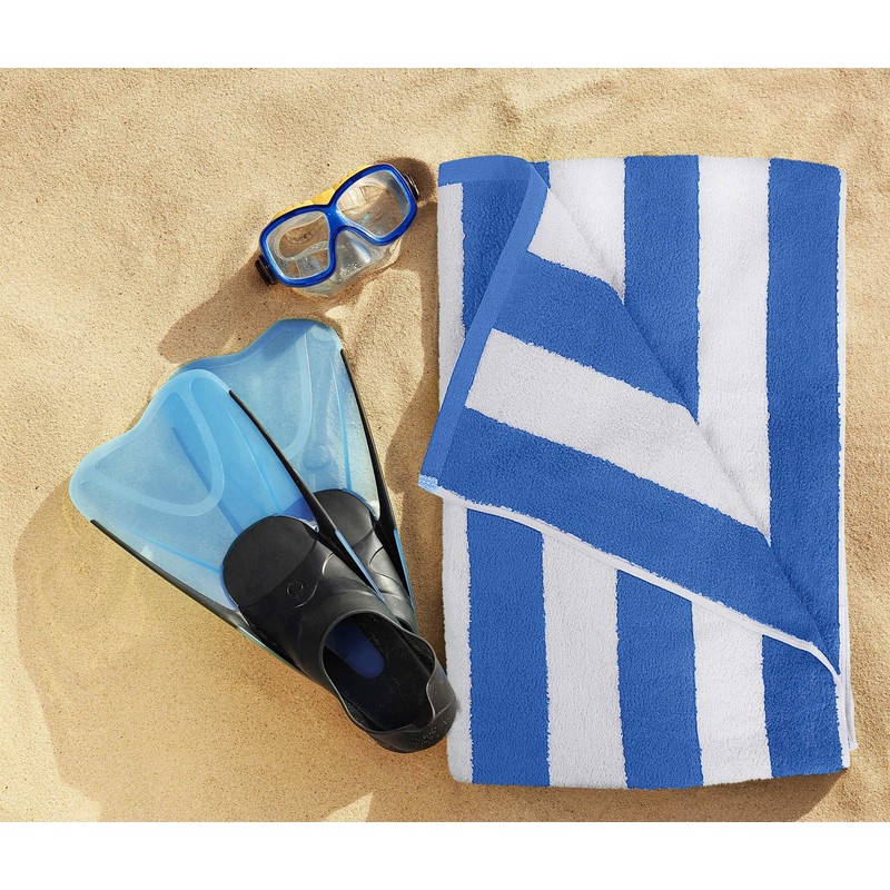 Utopia Towels 4 Pack Cabana Stripe Beach Towel, 30 by