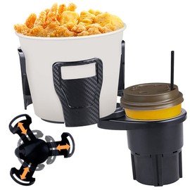 Kalevel 2 in 1 Car Cup Holder Expander Organizer Insert with Adjustable Base Multifunctional Adapter Retractable for Large Small Cups