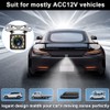 CAMECHO Car Reversing Camera with Super Night Vision IP68 Waterproof