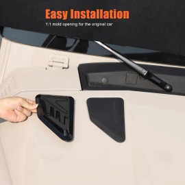 carmotion88 ABS Glossy Black Car Front Hood Cover Accessories Trim For Ineos Grenadier 2020+