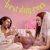 Best Day Ever Banner Hanging Garland for Wedding Decorations Bridal