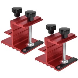 2Pcs Pocket Hole Jig Aluminum Alloy Anodized Woodwork Joint Angle Jigs for Clamping Splicing