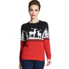 Camii Mia-Ugly-Christmas-Sweater-for-Women-Holiday Funny Sweaters Pullover Crew Neck (3X-Large, Red (904))