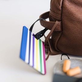 navig8 Luggage Tags 2 PCS with Name ID Cards - Secure Luggage Tags - Perfect to Quickly Spot Luggage