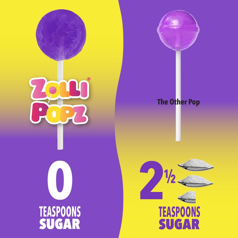 Zollipops Valentines with 22 Zolli Grams Fruit Assorted 5.2oz (Angel)
