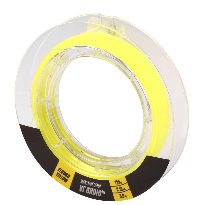 Power Catcher Vi'Braid Fluoro Yellow 125 m Spool / 0.10