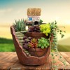 Plants Potted Resin Flower Pots Sweet House Fairy Garden Planter