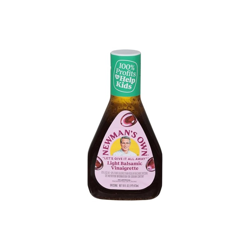 Newman's Own Lite Balsamic Vinaigrette, 16 oz