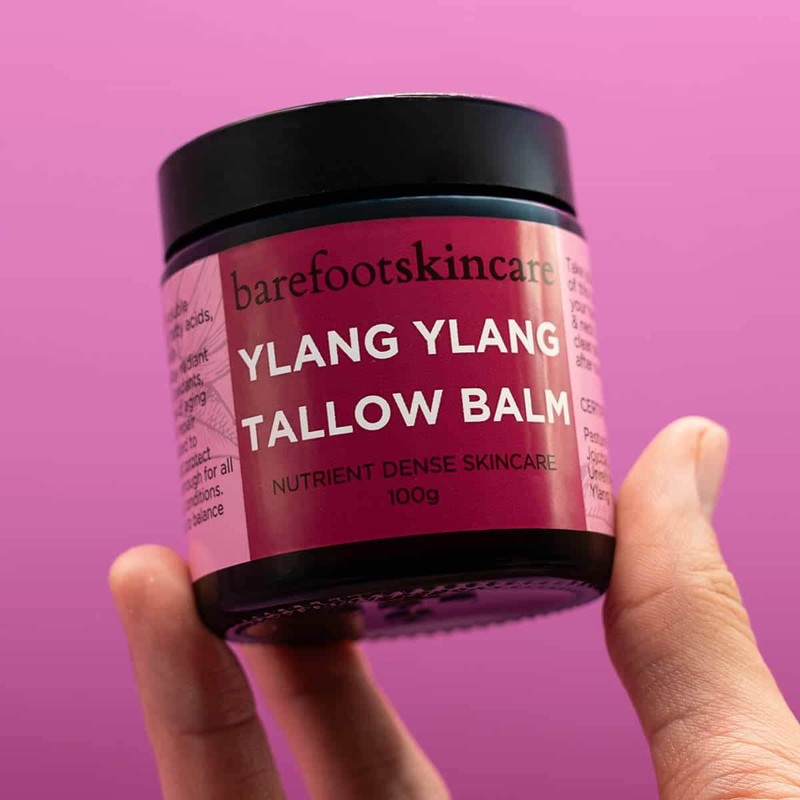 Barefoot Skincare Co Ylang Ylang Tallow Balm, 100g