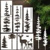 Large Pine Tree Stencils for Painting on Wood Fence Giant