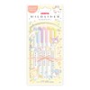 Zebra WKT7-SR2-5C-YC Highlighter, Mildliner, Sanrio, Set of 5 Colors, Gentle