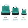 Upettools Submersible Water Pump, Ultra Silence Circulation Multifunctional Water Pump