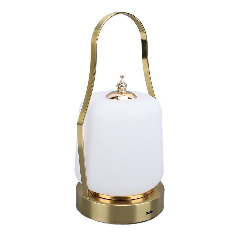 Cordless Lantern LED Retro Rechargeable Stepless Dimming 3 Lighting Modes