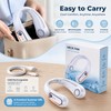 Bladeless Neck Fan for Hands-Free Cooling – 5-Speed USB Rechargeable