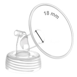 Maymom Pump Part Compatible with Spectra S1, S2 Spectra 9 Plus Breast Pump; Includes Wide Mouth (One Flange, 18mm Flange), Non Original Spectra Flange; Not Spectra Baby USA Parts