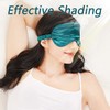 LERSVICVIL Pack de 4 máscaras de seda para ojos de