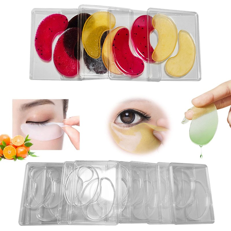 12Pcs DIY Under Eye Patches Molds, Safe Healthy Natural Reusable