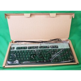 HP Lot Of 5: HP SK-2880 PS/2 Wired Desktop Keyboard 434820-002 Black QWERTY English