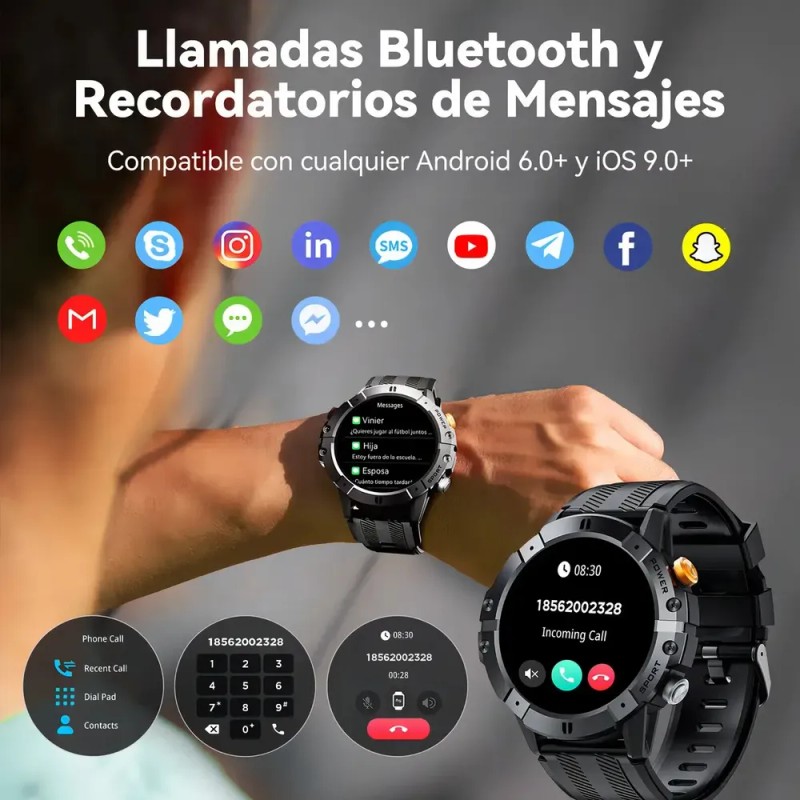 Smartwatch Reloj Inteligente Cubot C29 Resistente Al Agua 10m Llamadas