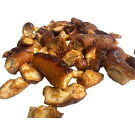 Seasoned Sourdough Pretzels Pieces - 12 oz of Gourmet Krab Twists in Resealable Bag to Ensure Freshness