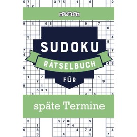 Sudoku Rätselbuch für späte Termine