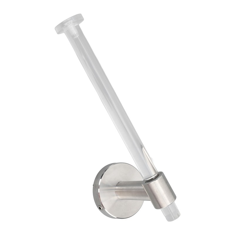 Bathroom Towel Rack Holder Hanger Transparent Light Luxury Acrylic Wall